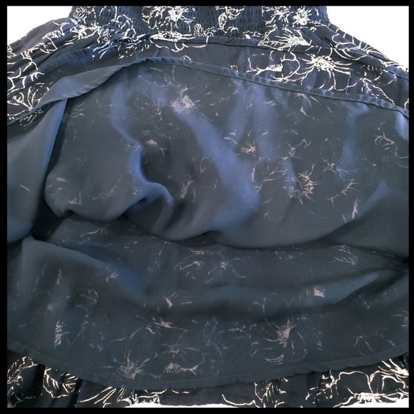 Forever21:Size:S/ Black Dress w/ White Floral - Picture 5 of 6